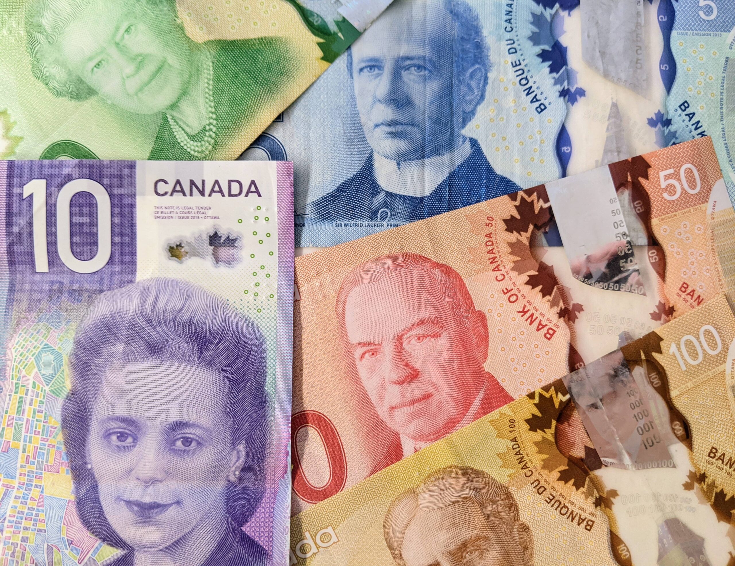 Five Canadian dollars